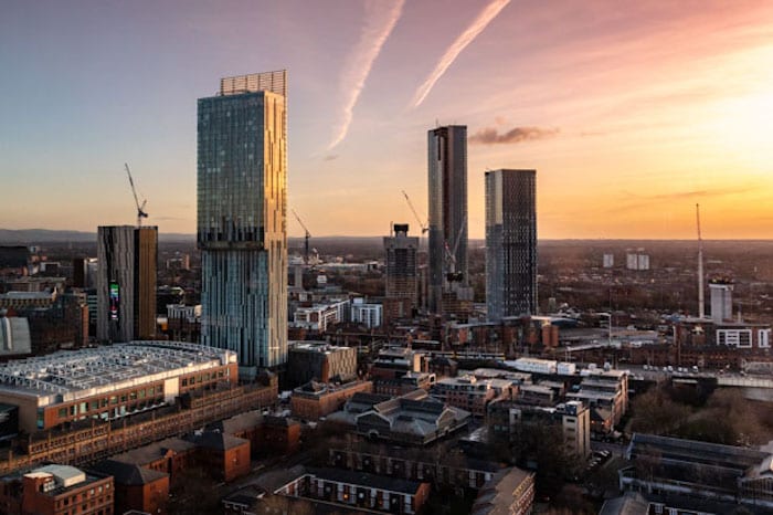 Manchester skyline